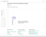Geometric Proof of the Distributive Property – GeoGebra