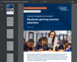 Students gaining teacher attention: Classroom management practice