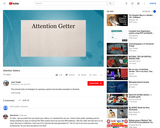 Developing an Attention Getter for a Speech (video tutorial)