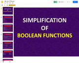 simplification of boolean functions