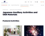 Japanese Ancillary Activities and OER Materials
