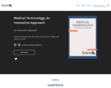 Medical Terminology: An Interactive Approach