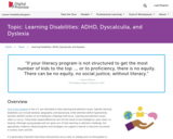 Learning Disabilities: ADHD, Dyscalculia, and Dyslexia