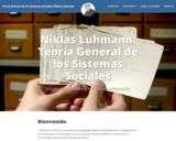 Social Systems Theory: Niklas Luhmann | Teoría General de los Sistemas Sociales: Niklas Luhmann