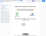 Advanced ICT Essentials for Teachers Course Curriculum
