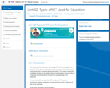 Course: Unit 02: Types of ICT Used for Education