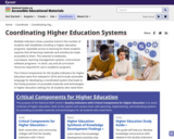 Coordinating Higher Education Systems