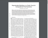 Reproducible Workflow on a Public Cloud for Computational Fluid Dynamics