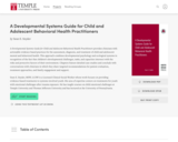 A Developmental Systems Guide for Child and Adolescent Behavioral Health Practitioners