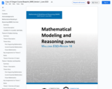 Mathematical Modeling and Reasoning (Oregon Blueprint, Version 1)