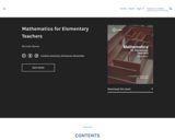 Mathematics for Elementary Teachers – Open Textbook