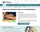 About the National Center on Deaf-Blindness