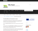 Transferability and Evaluation Guide – TIBL-Project