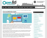 Course Accessibility Matrix Template – Open.Ed