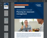 Planning for classroom management: Classroom management practice