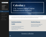 UNC System Calculus 2 Digital Course Enhancement