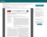 Scoping Review on Employability Skills of Teacher Education Graduates in the Philippines: A Framework for Curriculum Enhancement