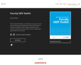 Faculty OER Toolkit