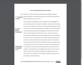 APA Annotated Bibliography Sample (Format Edition)