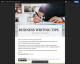 Business Writing Tips Study Guide