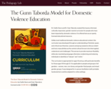 The Gunn-Taborda Model for Domestic Violence Education: Curriculum (The Pedagogy Lab)