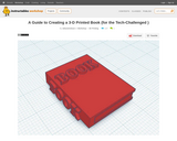 A Guide to Creating a 3-D Printed Book (for the Tech-Challenged ) : 32 Steps