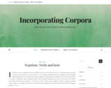 Incorporating Corpora – Using corpora to teach German to English-speaking learners