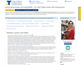 Environmental Studies and Sustainability - TCC OER Subject Guide: OER starting points