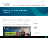 Using data in MTSS: Screening