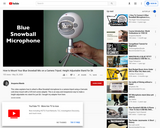 How to mount your Blue Snowball microphone on a camera tripod