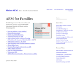 AEM for Families – Maine-AEM