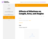 Effects of Dilations on Length, Area, and Angles