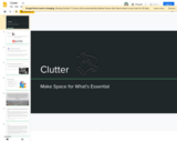 Google Slides Presentation: Eliminating Clutter