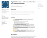 Digital Scholarship & Data Science Essentials for Library Professionals