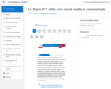 Basic ICT skills: Use social media to communicate