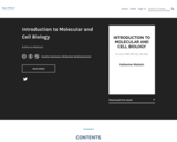 Introduction to Molecular and Cell Biology