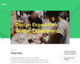 Design Expedition Guide: Experiment