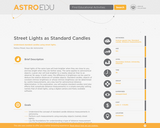 Street Lights as Standard Candles