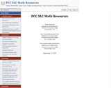 PCC SLC Math Resources
