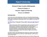 Research Data Curation Bibliography