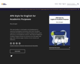 APA Style for English for Academic Purposes – Simple Book Publishing