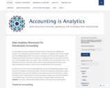 Accounting is Analytics – Teaching Materials for Introductory Accounting