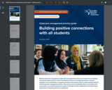 Building positive connections with all students: Classroom management practice