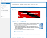 Course: Introduction to Curriculum and Assessment