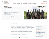 CFR Backgrounder: Al-Shabab