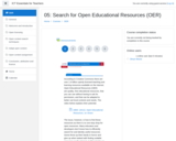 Search for Open Educational Resources (OER)