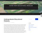 Cover Crop Educational Modules