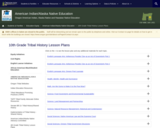 ODE 10th Grade Tribal History/Shared History Lesson Plans