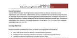 Syllabi for Introduction to Graduate Teaching Scholars (GTS)
