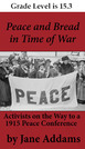 Peace and Bread in Time of War by Jane Addams